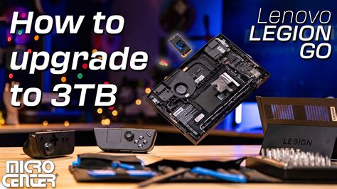 How to upgrade the SSD in the Lenovo Legion Go .